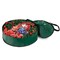 Christmas Wreath Storage Bag 36" - Garland Holiday Container with Tear Resistant Material - Featuring Heavy Duty Handles and Transparent Card Slot - 36” X 8” (Green)